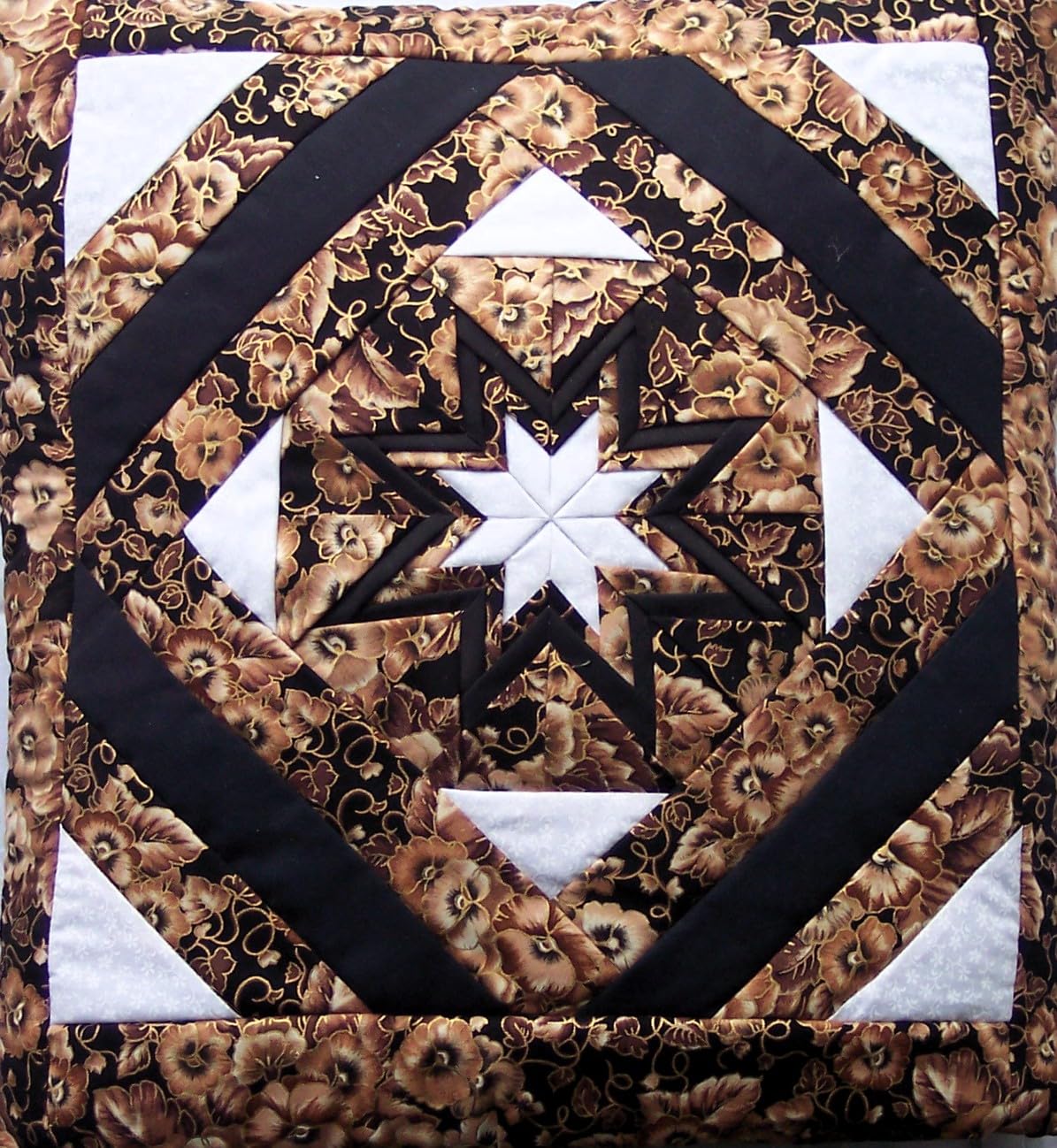 Quillow (Quilt/Pillow Combo) Folded Star Quillow KK5 Amish Handmade in USA