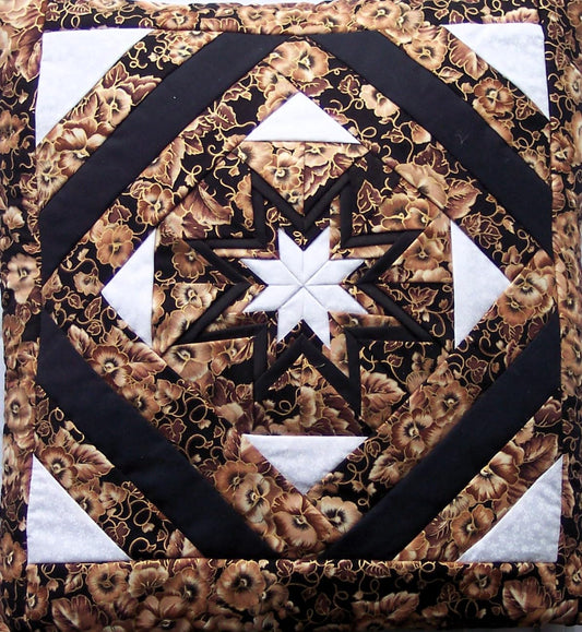 Quillow (Quilt/Pillow Combo) Folded Star Quillow KK5 Amish Handmade in USA