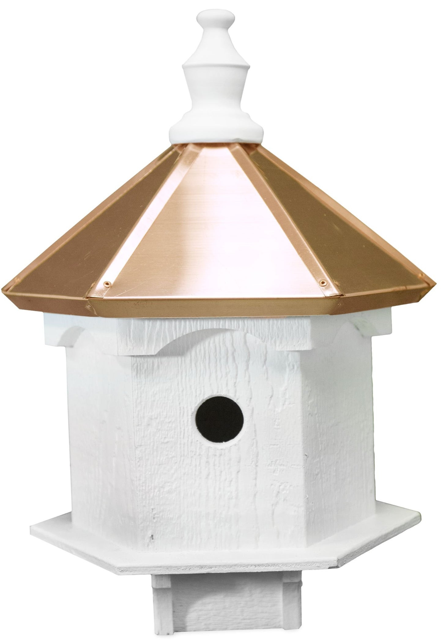 Amish Double Bluebird Birdhouse with Copper Roof, Handcrafted in The USA